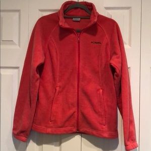 Columbia zip sweater